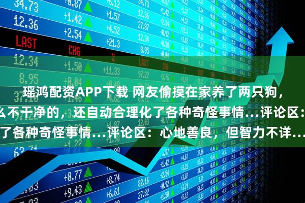瑶鸿配资APP下载 网友偷摸在家养了两只狗，结果妈妈以为家里有什么不干净的，还自动合理化了各种奇怪事情…评论区：心地善良，但智力不详…